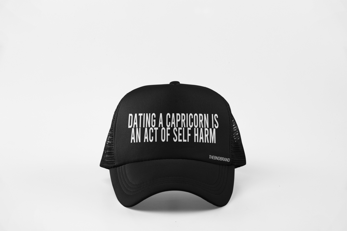 DATING AN CAPRICORN IS AN ACT OF SELF HARM HAT
