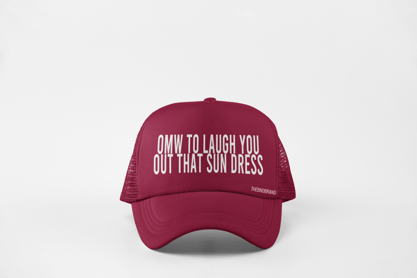 OMW TO LAUGH YOU OUT THAT SUN DRESS HAT