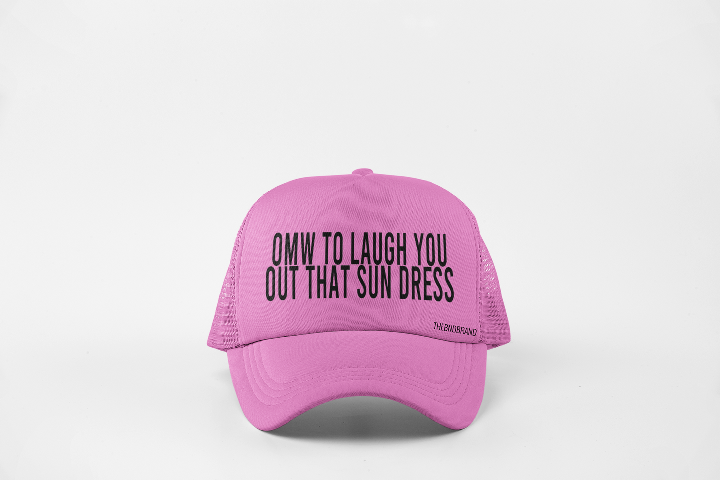 OMW TO LAUGH YOU OUT THAT SUN DRESS HAT