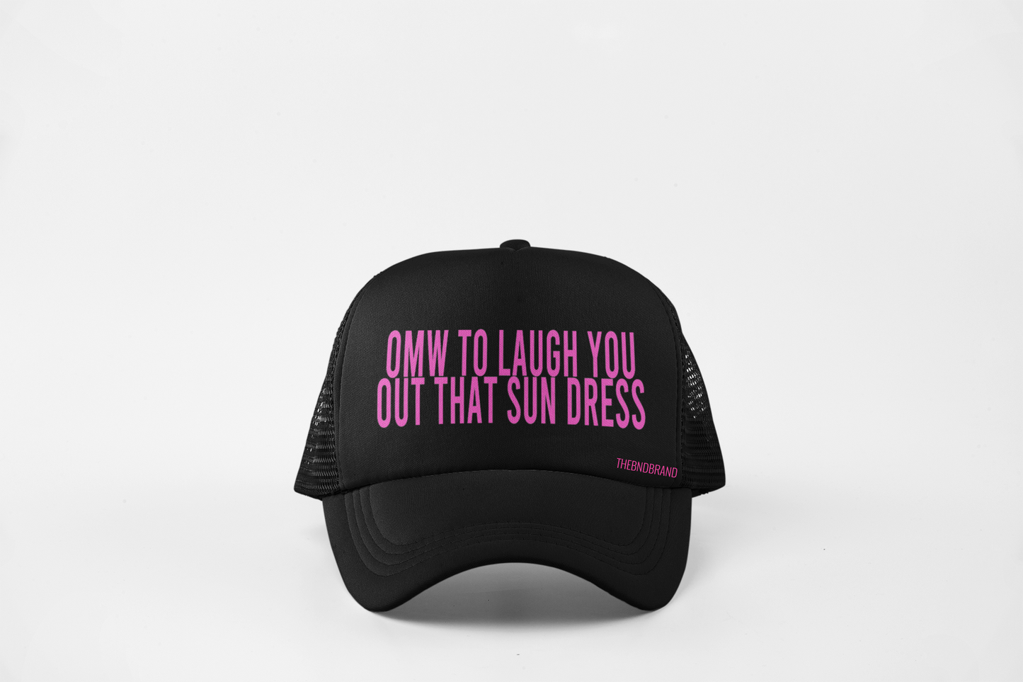 OMW TO LAUGH YOU OUT THAT SUN DRESS HAT