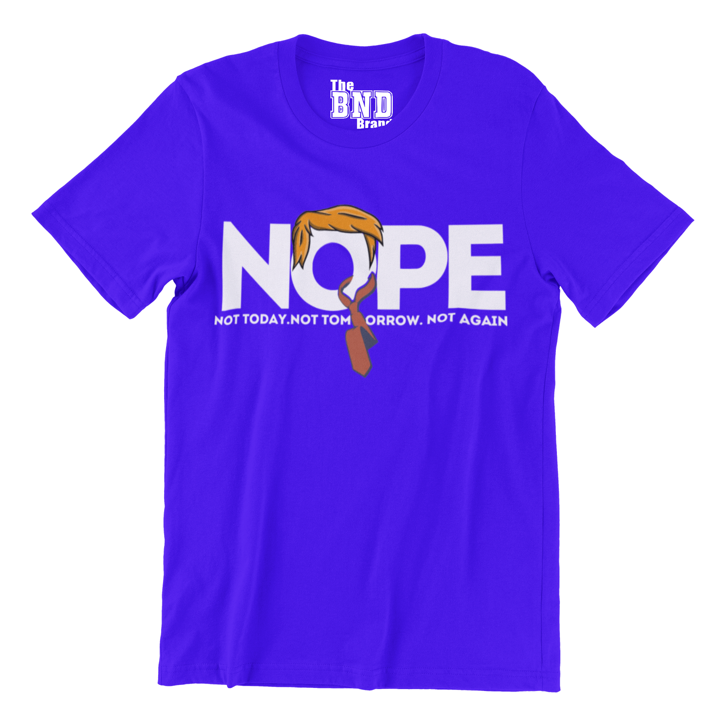 NOPE. NOT TODAY. NOT TOMORROW. NOT AGAIN TRUMP