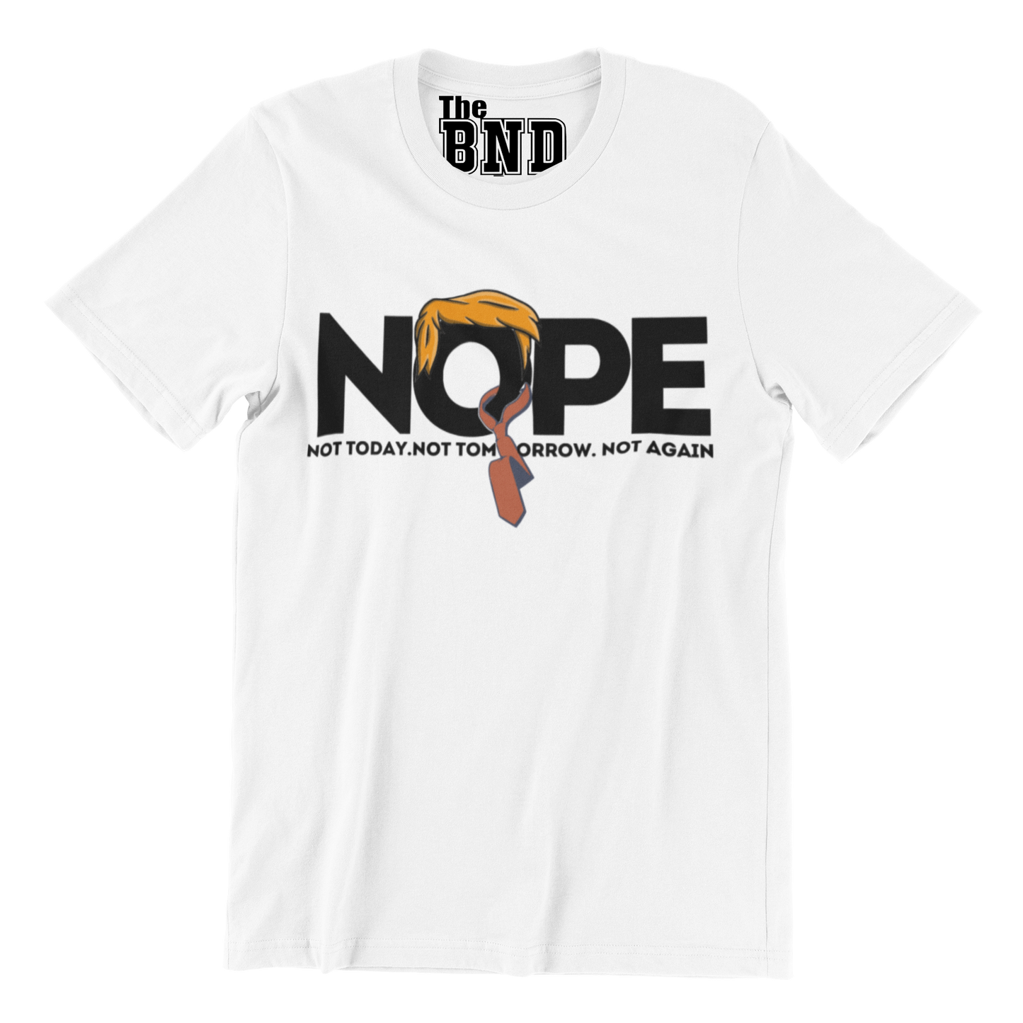 NOPE. NOT TODAY. NOT TOMORROW. NOT AGAIN TRUMP