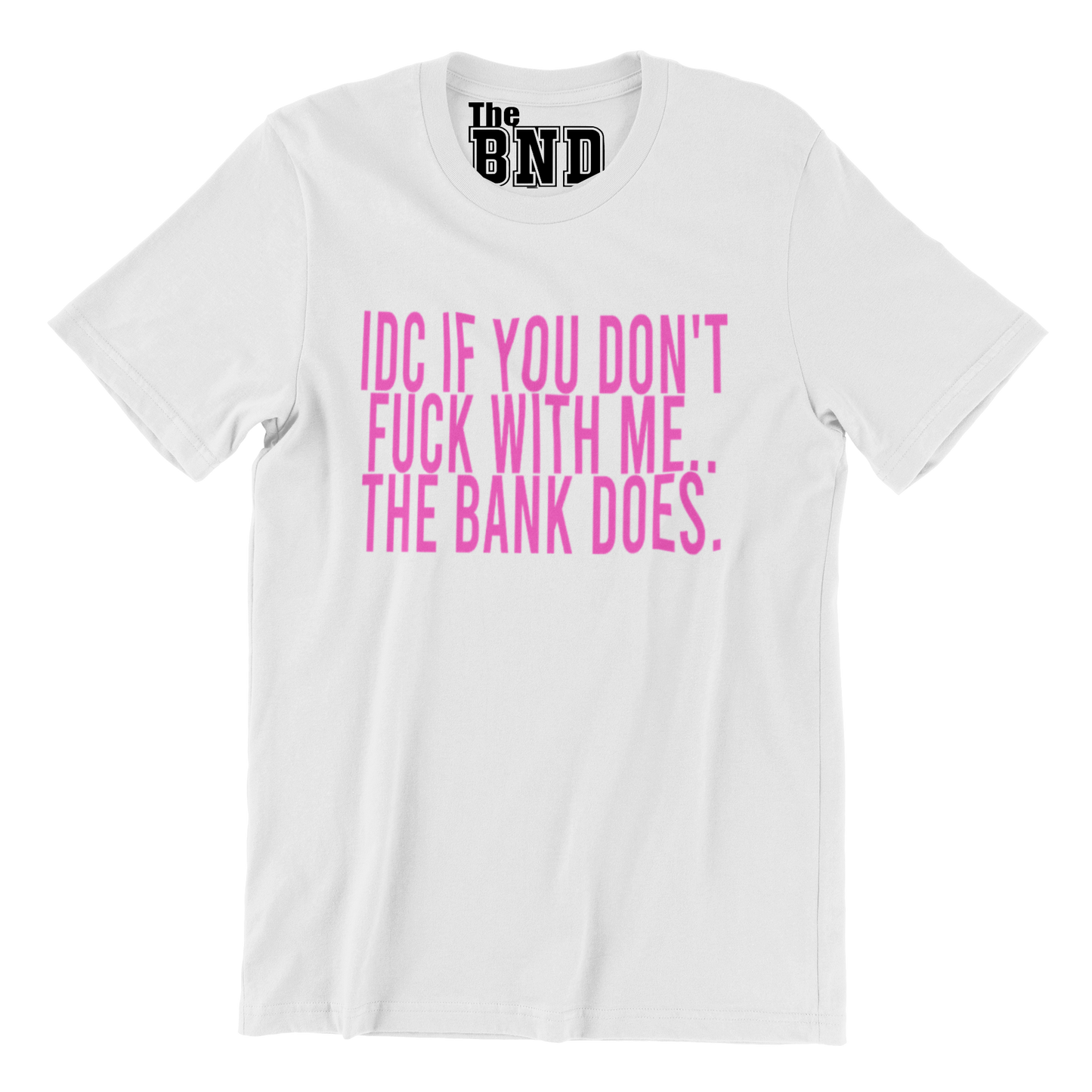 IDC IF YOU DON'T FUCK WITH ME.. THE BANK DOES