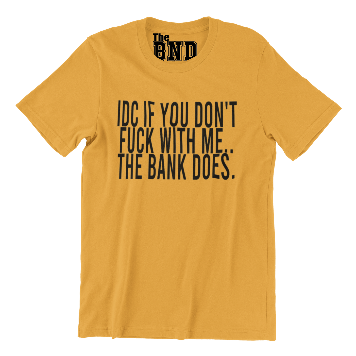 IDC IF YOU DON'T FUCK WITH ME.. THE BANK DOES