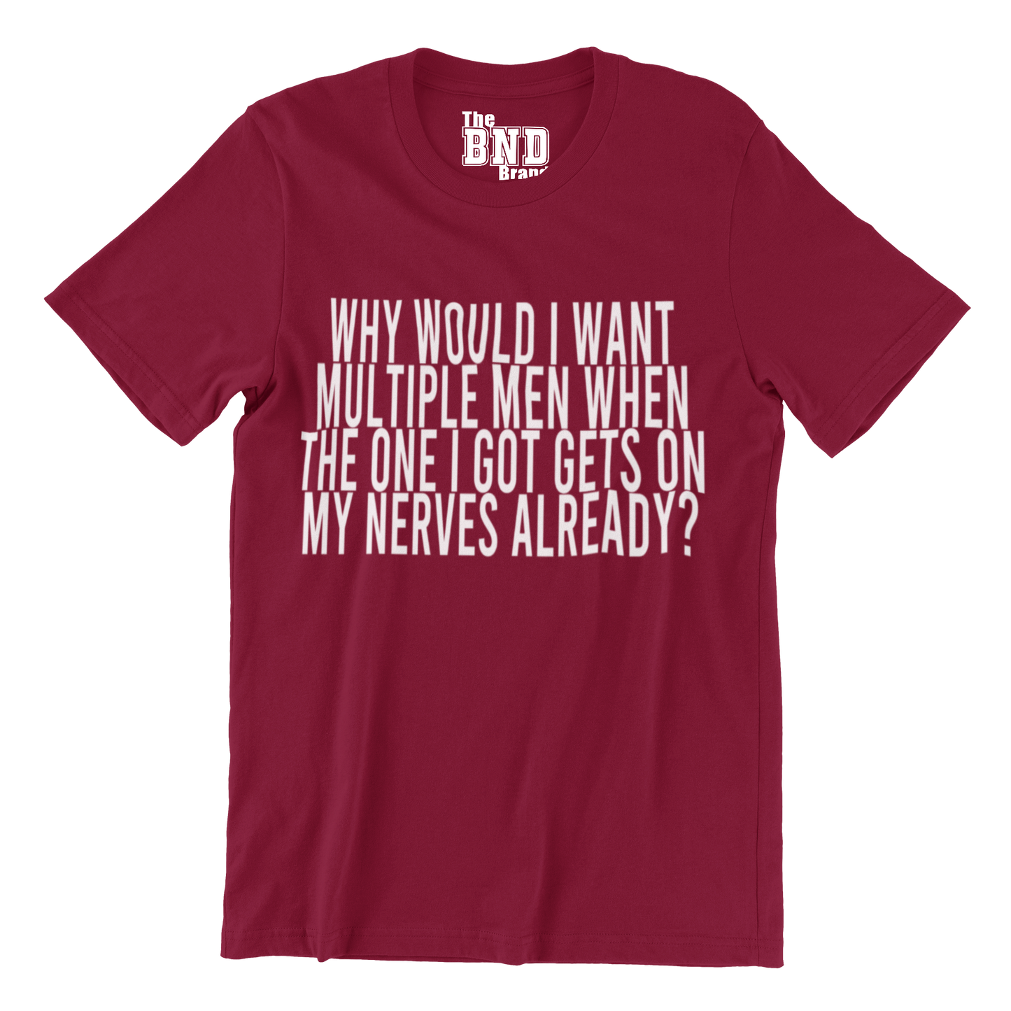 WHY WOULD I WANT MULTIPLE MEN WHEN ONE GETS ON MY NERVES ALREADY?