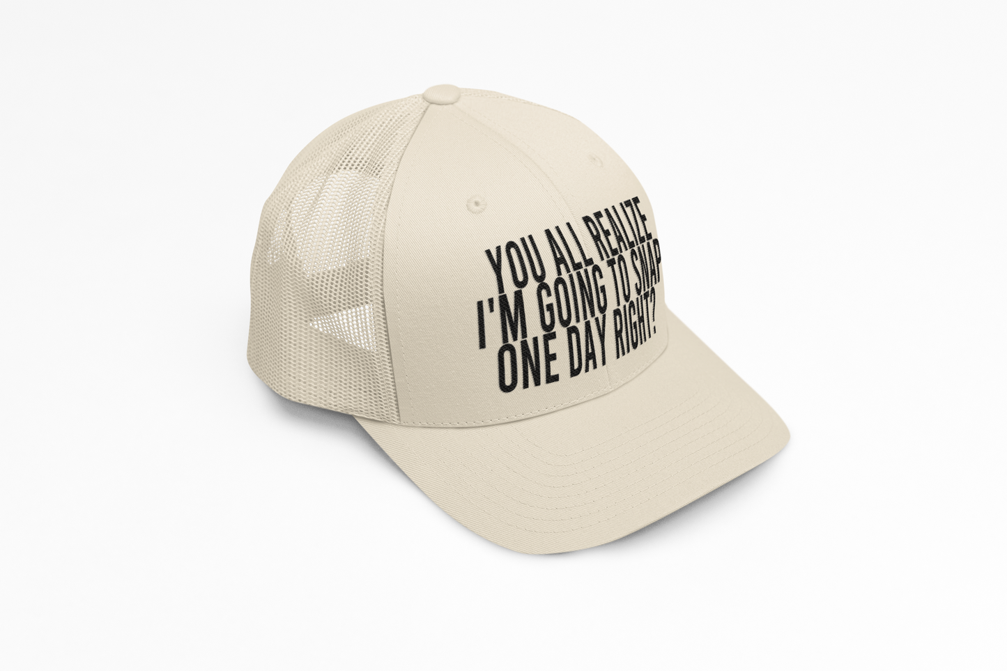 YOU ALL REALIZE I'M GOING TO SNAP ONE DAY RIGHT? HAT