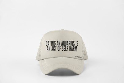 DATING AN AQUARIUS IS AN ACT OF SELF HARM HAT