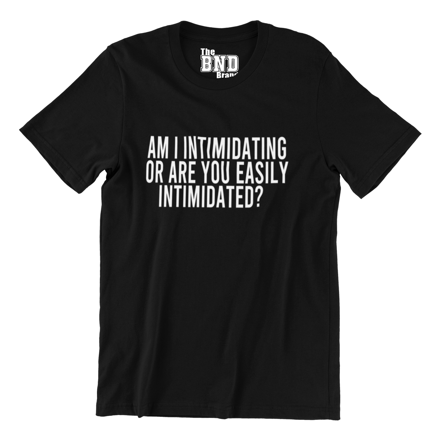 AM I INTIMIDATING OR ARE YOU EASILY INTIMIDATED?