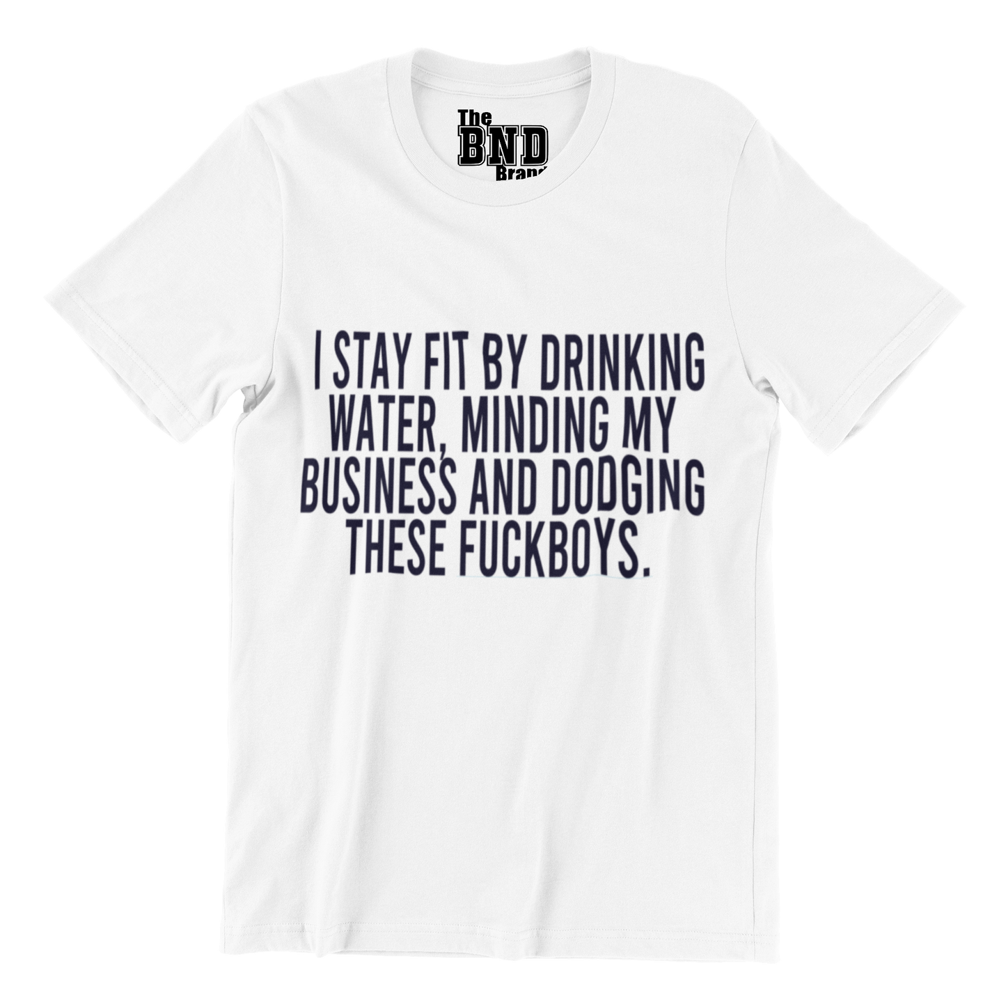 I STAY FIT BY DRINKING WATER, MINDING MY BUSINESS, AND DODGING THESE FUCKBOYS