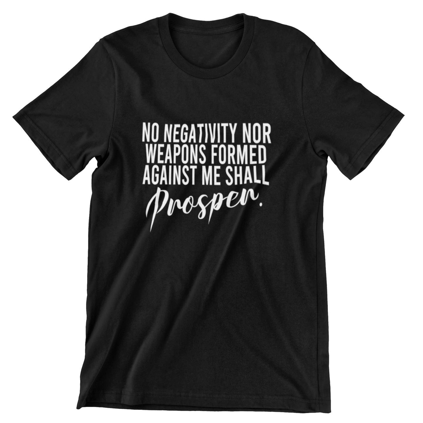 NO NEGATIVITY NOR WEAPONS FORMED AGANIST ME SHALL PROSPER.