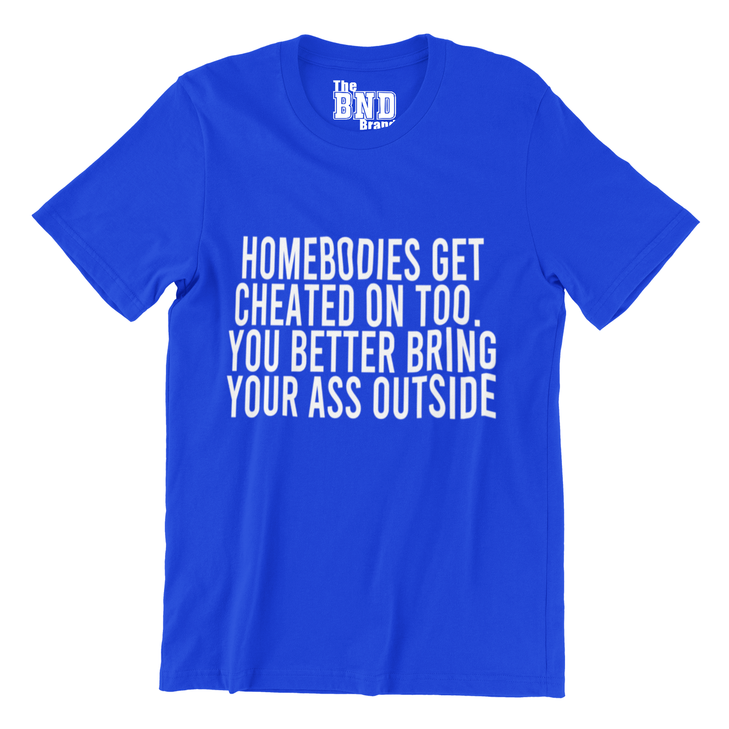 HOMEBODIES GET CHEATED ON TOO. YOU BETTER BRING YO ASS OUTSIDE