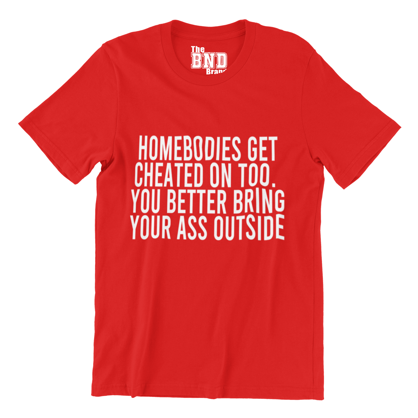 HOMEBODIES GET CHEATED ON TOO. YOU BETTER BRING YO ASS OUTSIDE