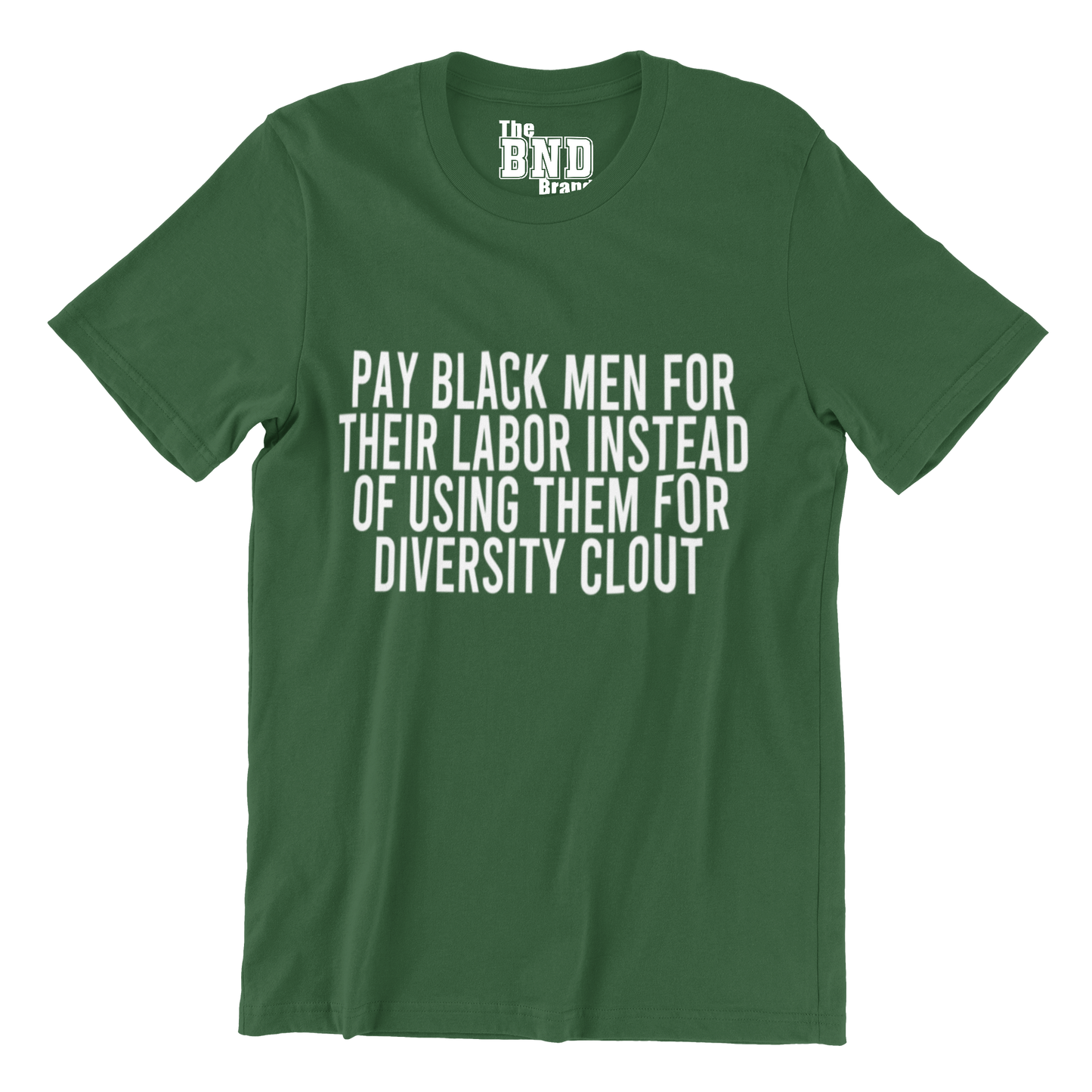 PAY BLACK MEN FOR THEIR LABOR INSTEAD OF USING THEM FOR DIVERSITY CLOUT