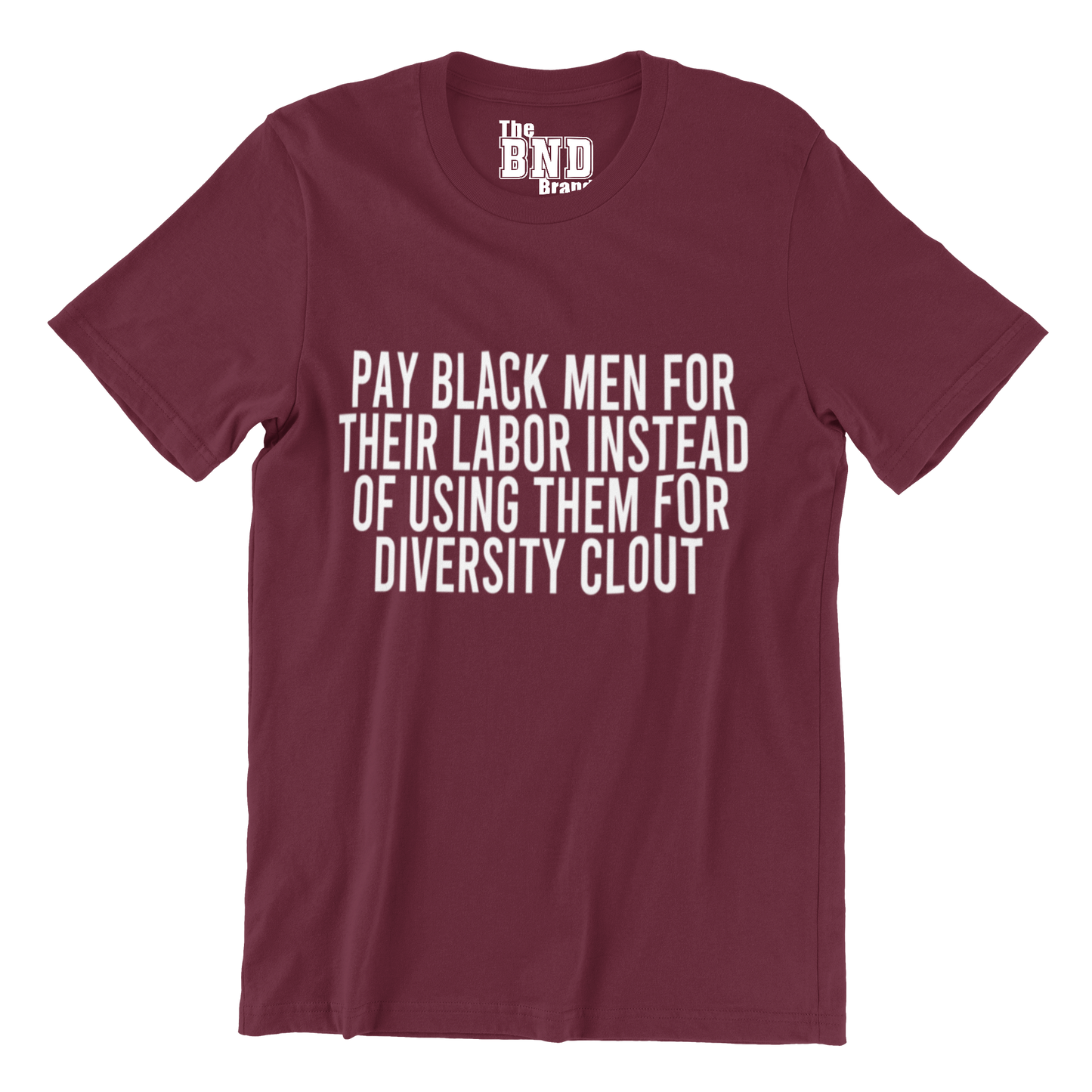 PAY BLACK MEN FOR THEIR LABOR INSTEAD OF USING THEM FOR DIVERSITY CLOUT