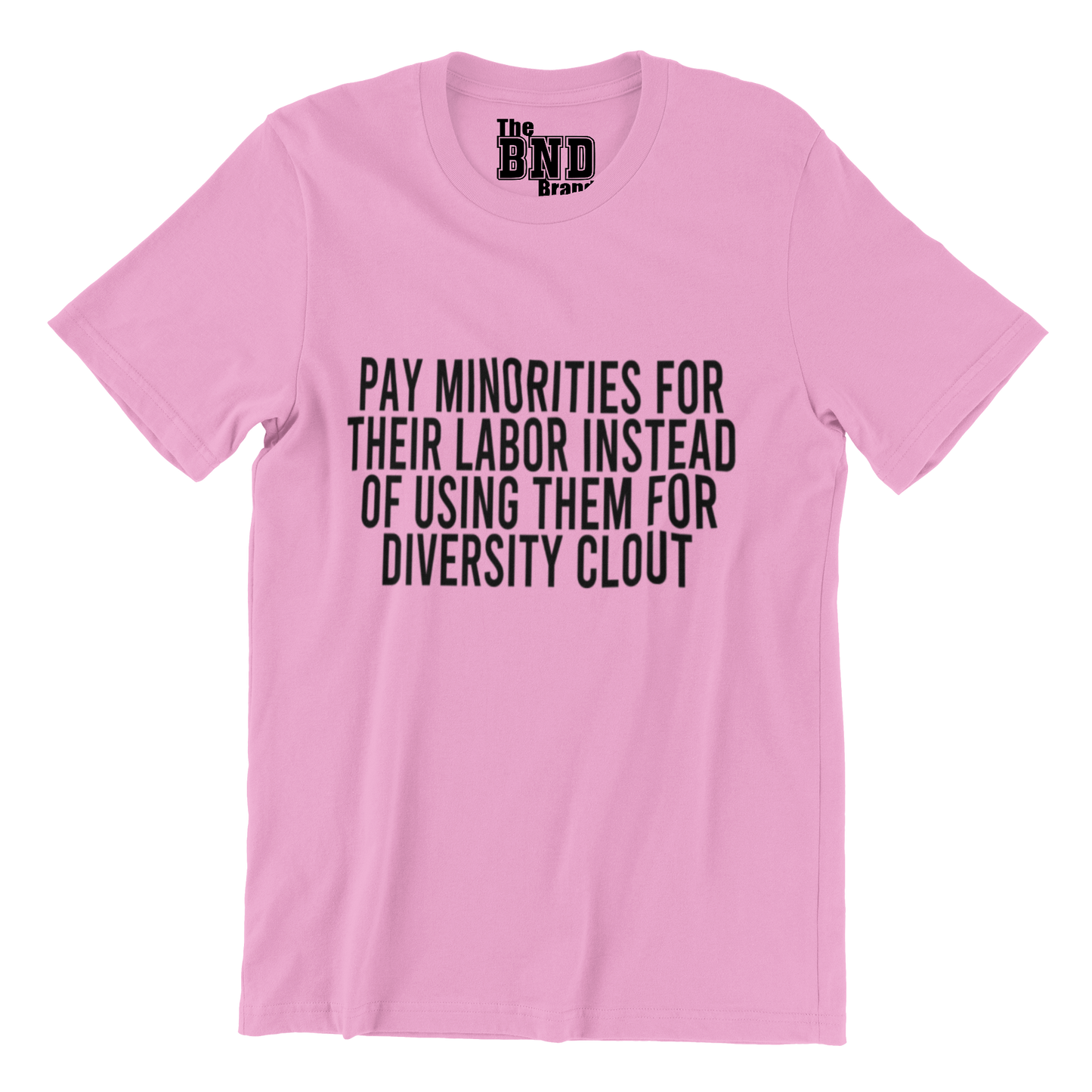 PAY MINORITIES FOR THEIR LABOR INSTEAD OF USING THEM FOR DIVERSITY CLOUT
