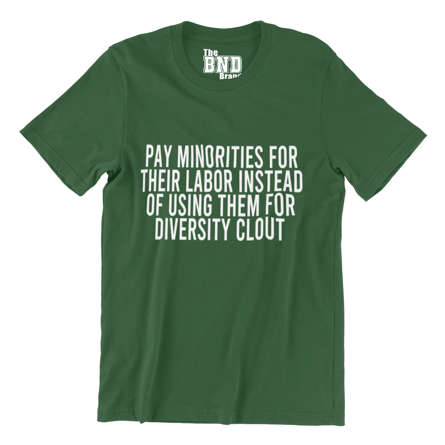 PAY MINORITIES FOR THEIR LABOR INSTEAD OF USING THEM FOR DIVERSITY CLOUT