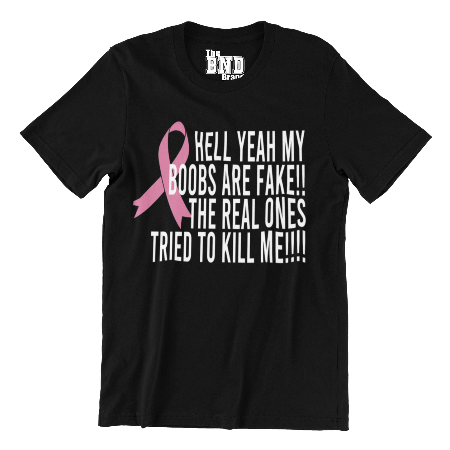 HELL YEAH MY BOOBS ARE FAKE!! THE REAL ONES TRIED TO KILL ME!!!! TEE