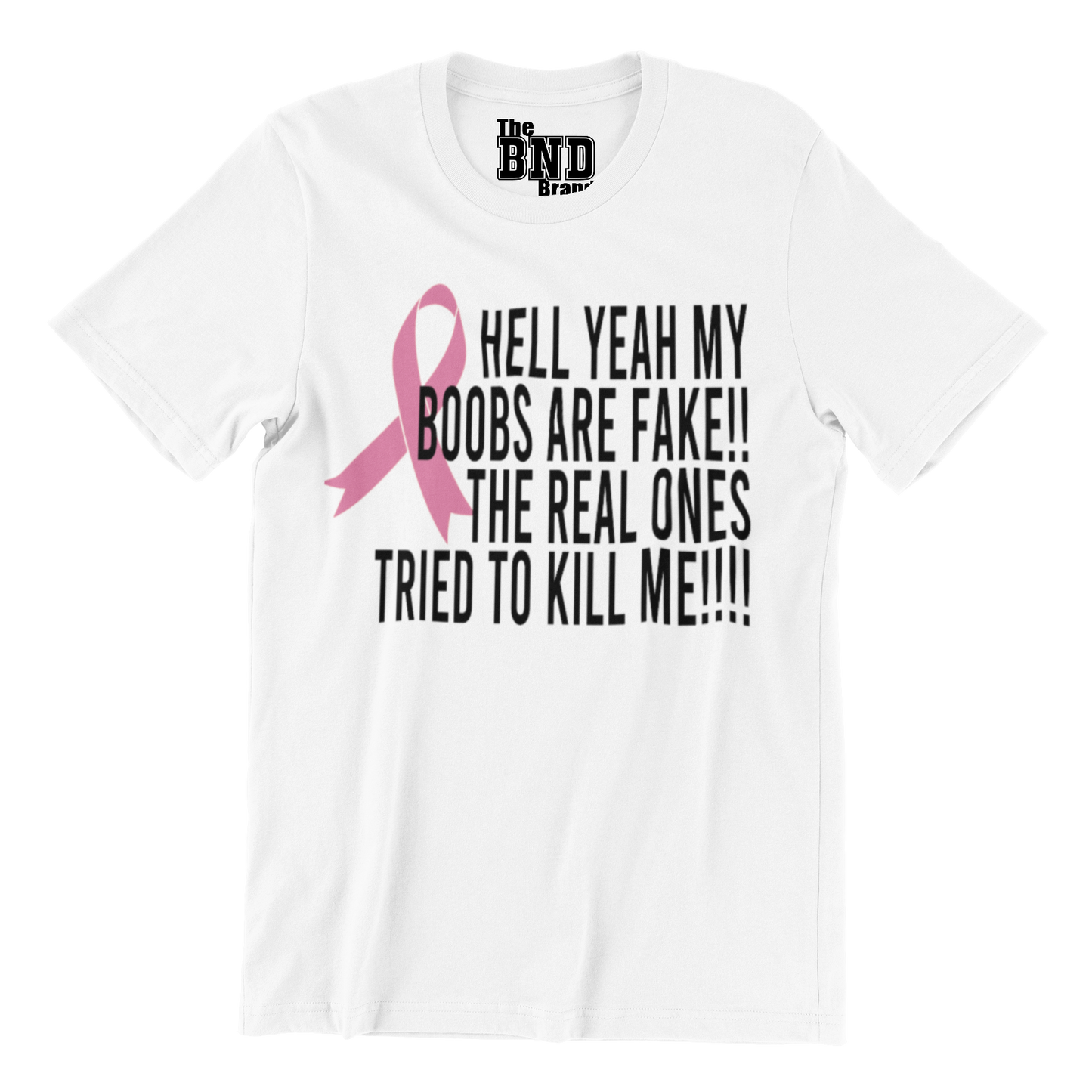 HELL YEAH MY BOOBS ARE FAKE!! THE REAL ONES TRIED TO KILL ME!!!! TEE