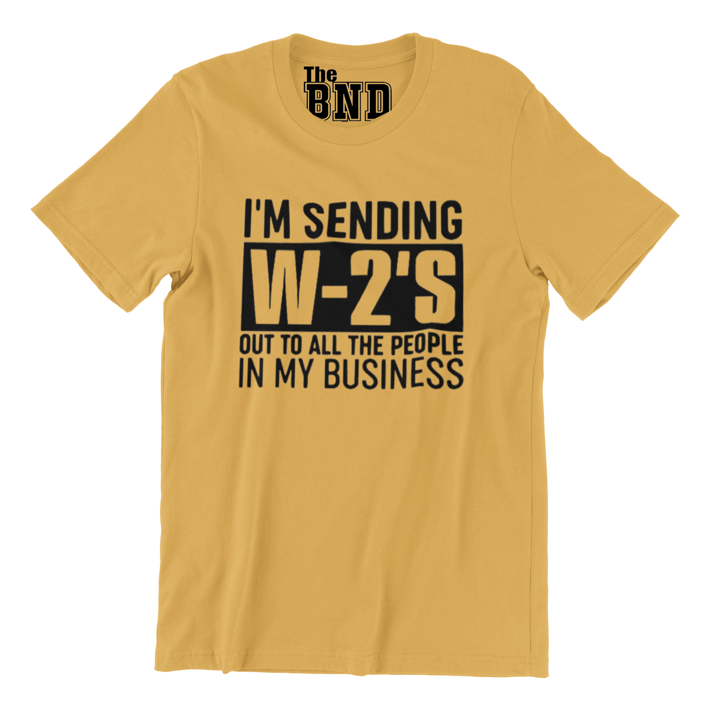 I'M SENDING W-2s OUT TO ALL THE PEOPLE IN MY BUSINESS