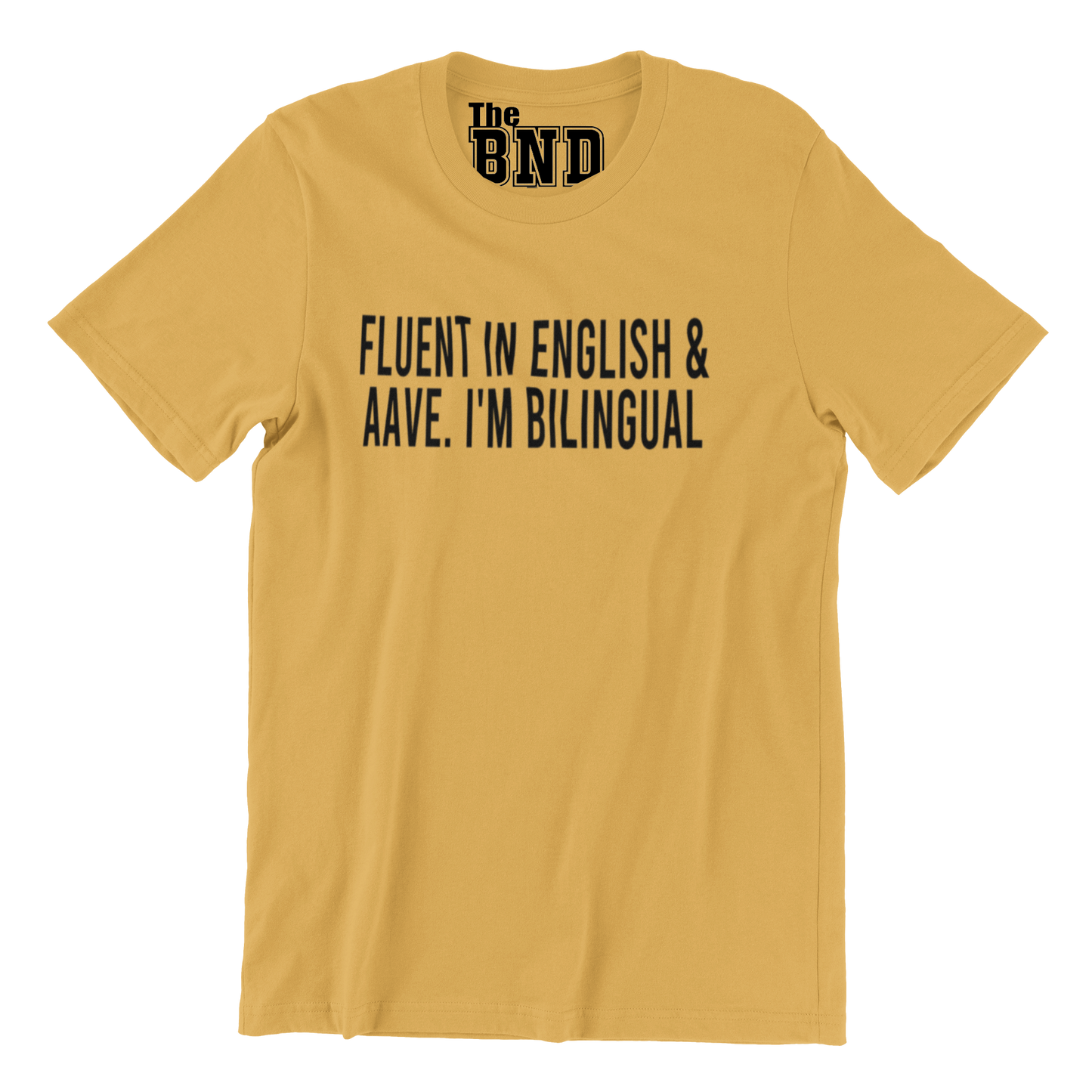 FLUENT IN ENGLISH AND AAVE. I'M BILINGUAL.