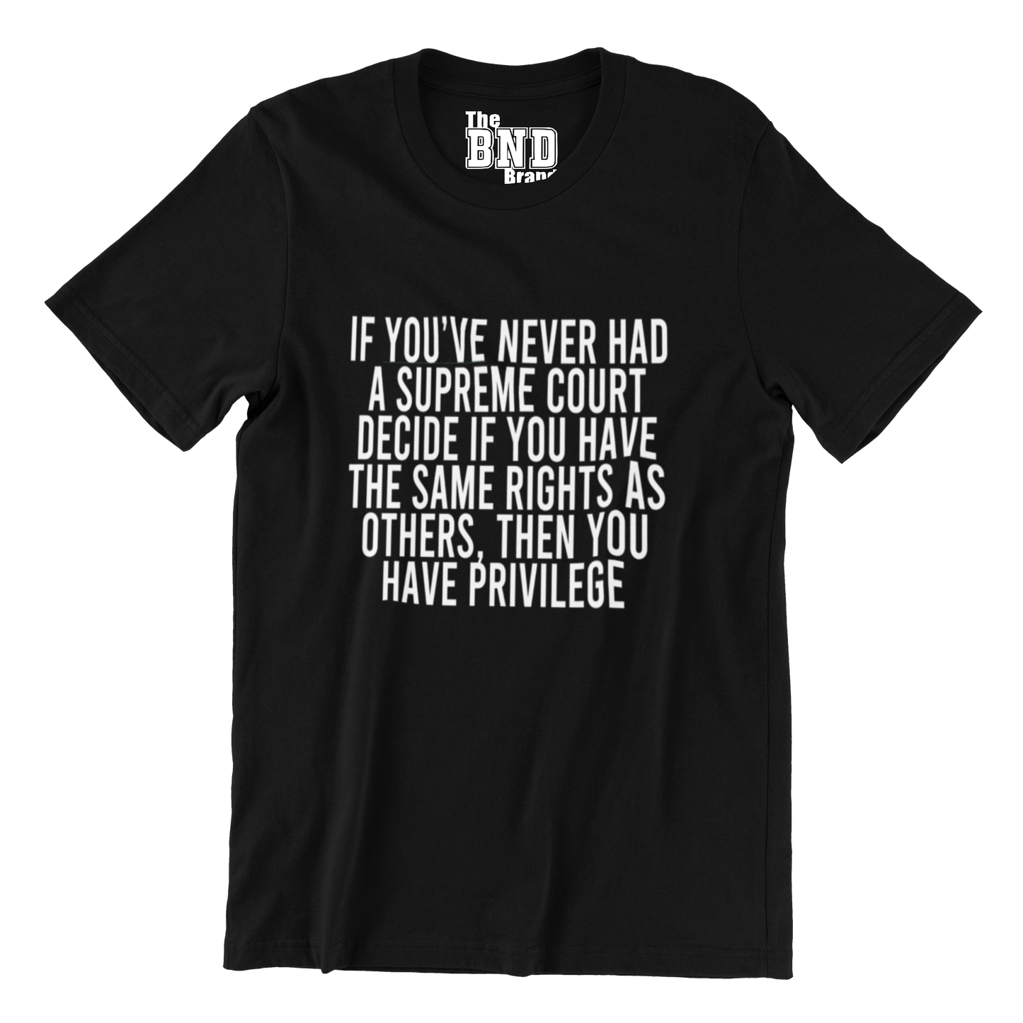 IF YOU'VE NEVER HAD A SUPREME COURT DECIDE IF YOU HAVE THE SAME RIGHTS AS OTHERS THEN YOU HAVE PRIVILEGE