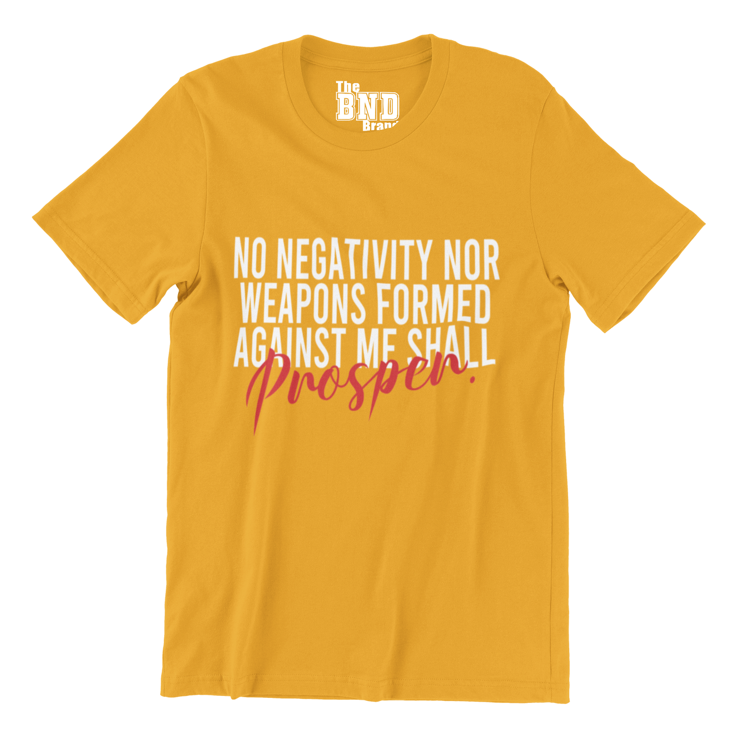 NO NEGATIVITY NOR WEAPONS FORMED AGANIST ME SHALL PROSPER.