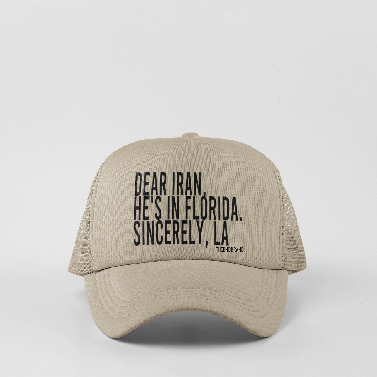 Dear Iran, He's in Florida — Sincerely, Los Angeles