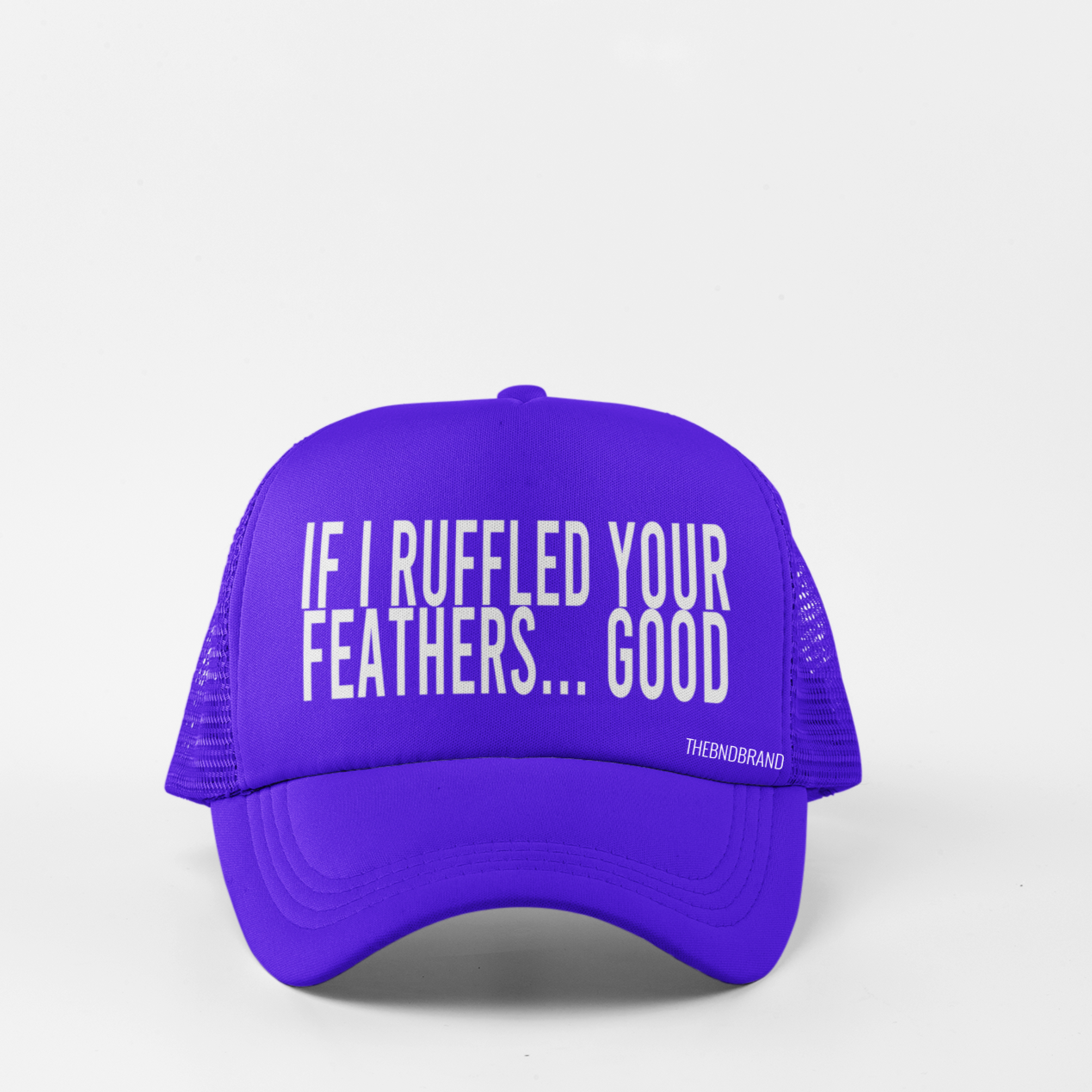 IF I RUFFLED YOUR FEATHERS... GOOD HAT