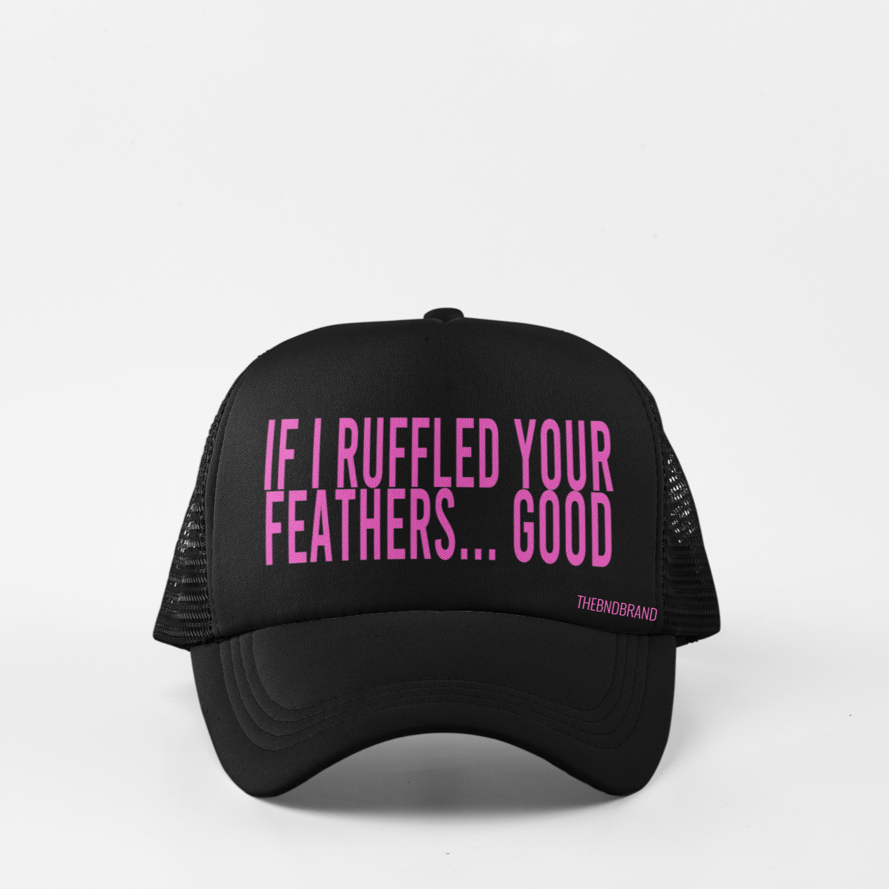 IF I RUFFLED YOUR FEATHERS... GOOD HAT