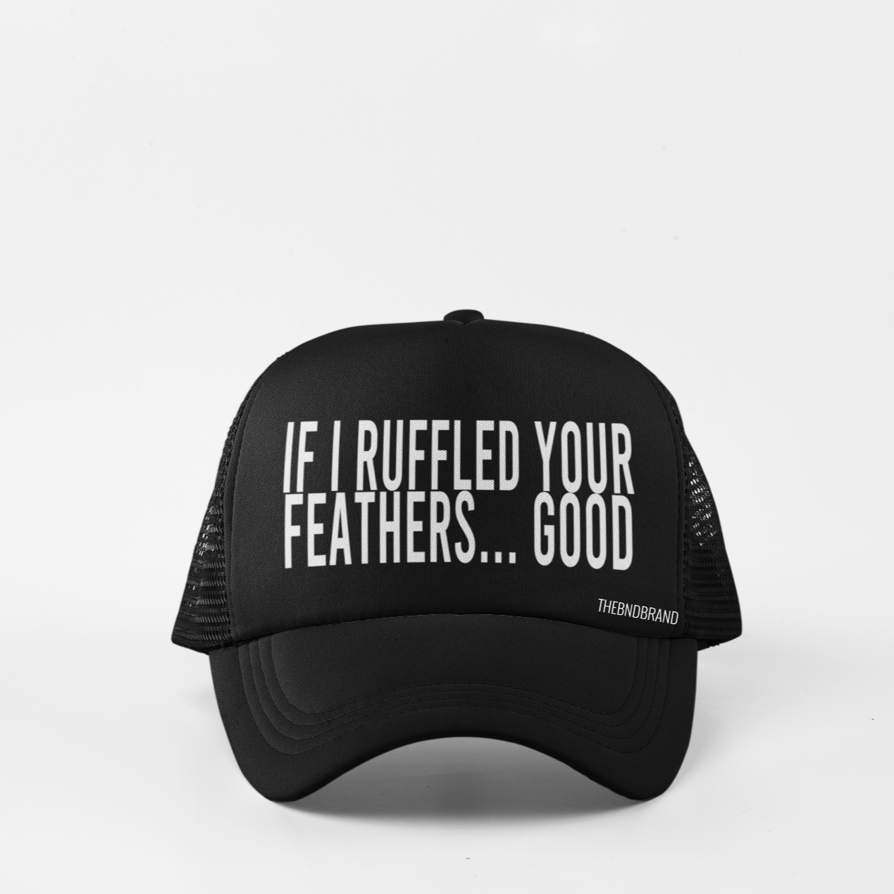 IF I RUFFLED YOUR FEATHERS... GOOD HAT