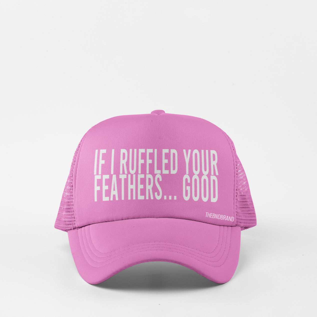 IF I RUFFLED YOUR FEATHERS... GOOD HAT