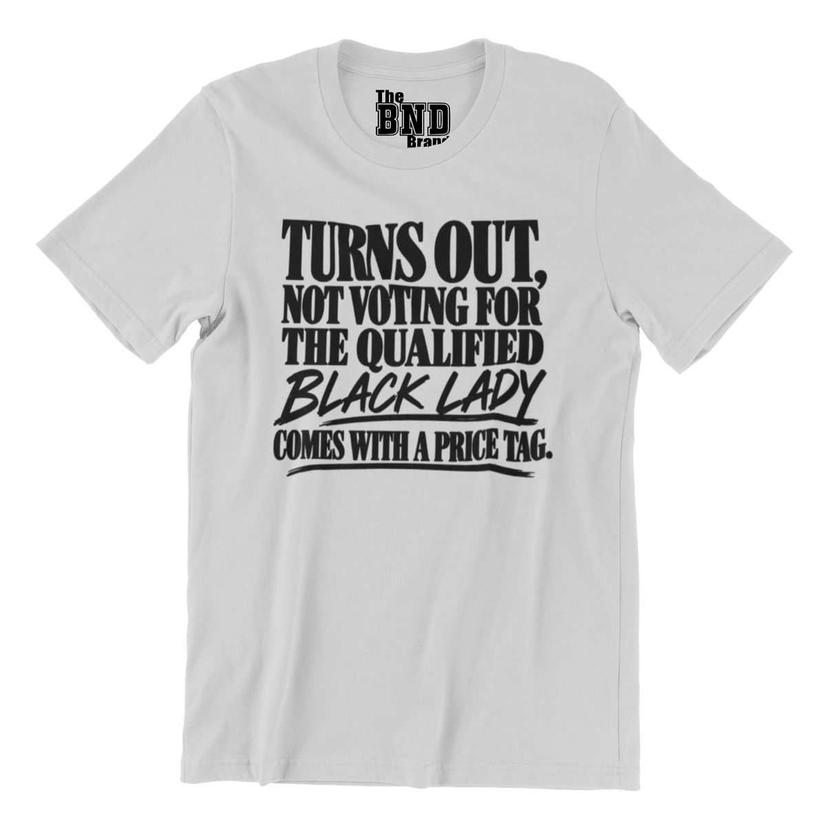 Turns out, not voting for that black lady comes with a price tag.