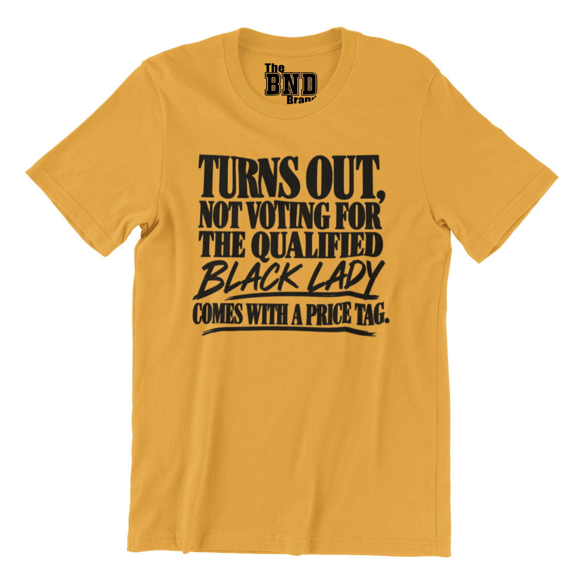 Turns out, not voting for that black lady comes with a price tag.