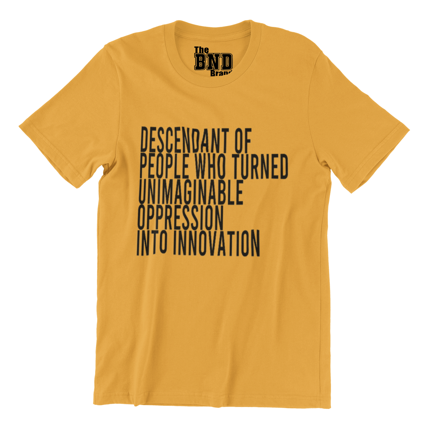 Descendant of people who turned unimaginable oppression into innovation