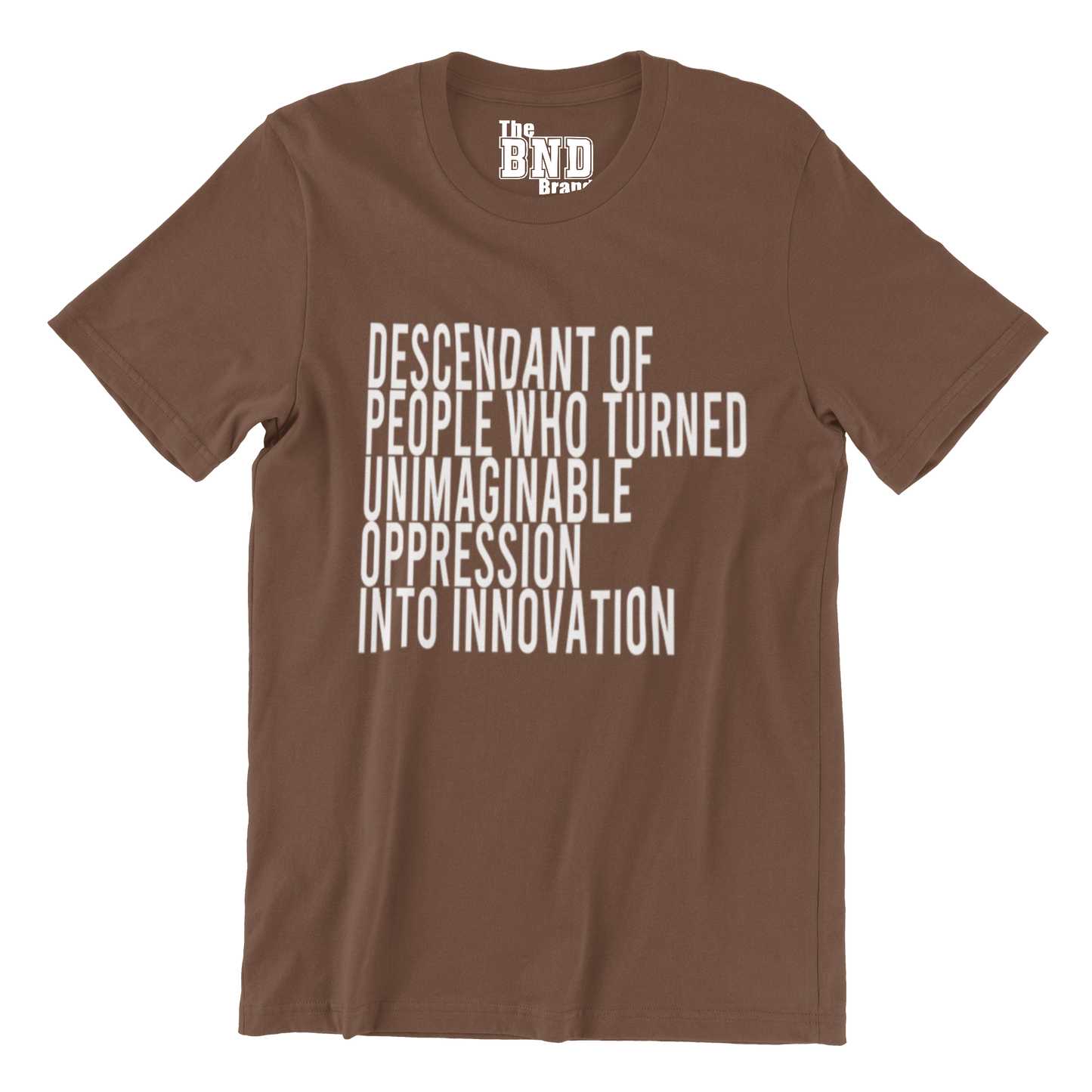 Descendant of people who turned unimaginable oppression into innovation