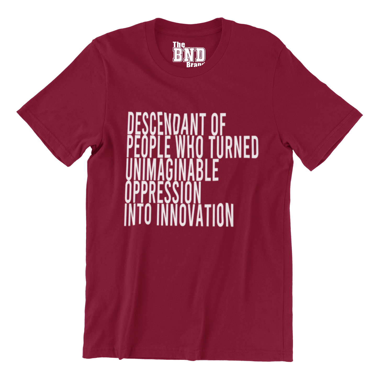 Descendant of people who turned unimaginable oppression into innovation