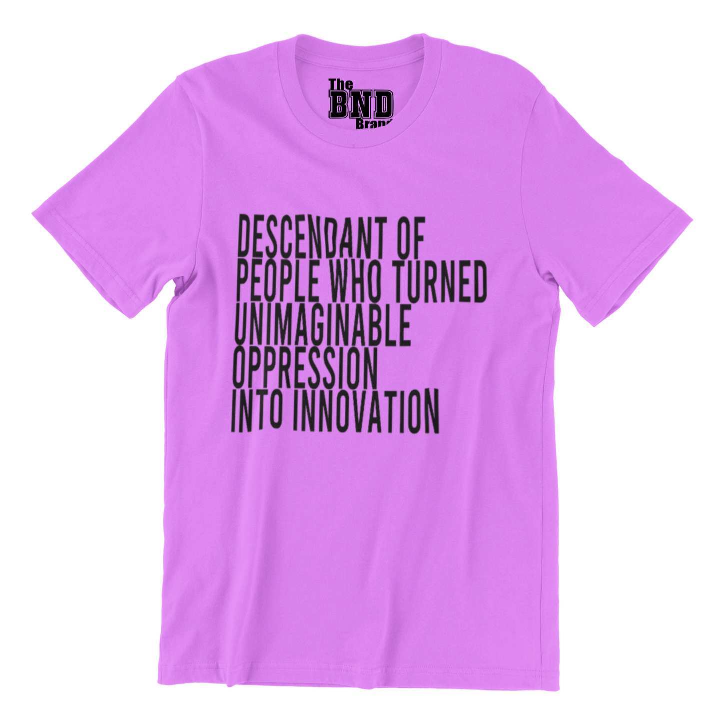 Descendant of people who turned unimaginable oppression into innovation