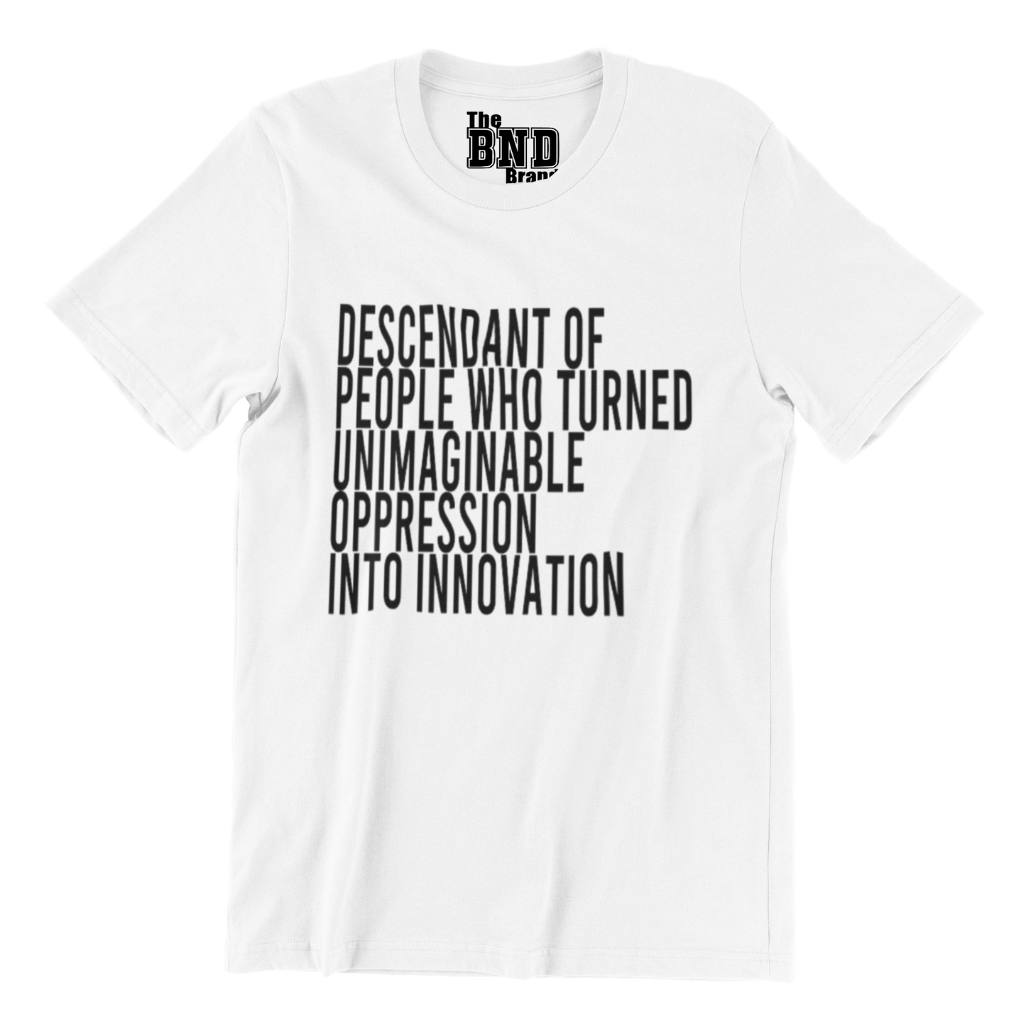 Descendant of people who turned unimaginable oppression into innovation