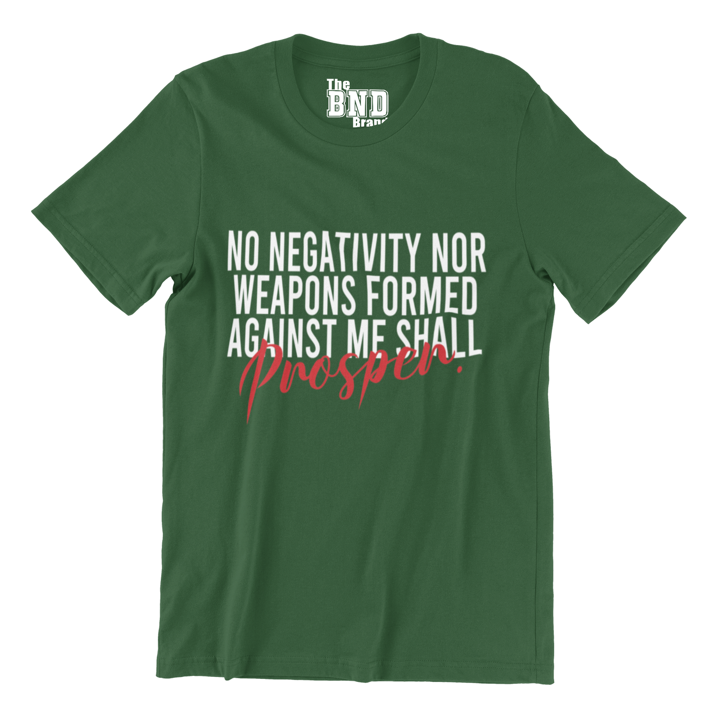 NO NEGATIVITY NOR WEAPONS FORMED AGANIST ME SHALL PROSPER.