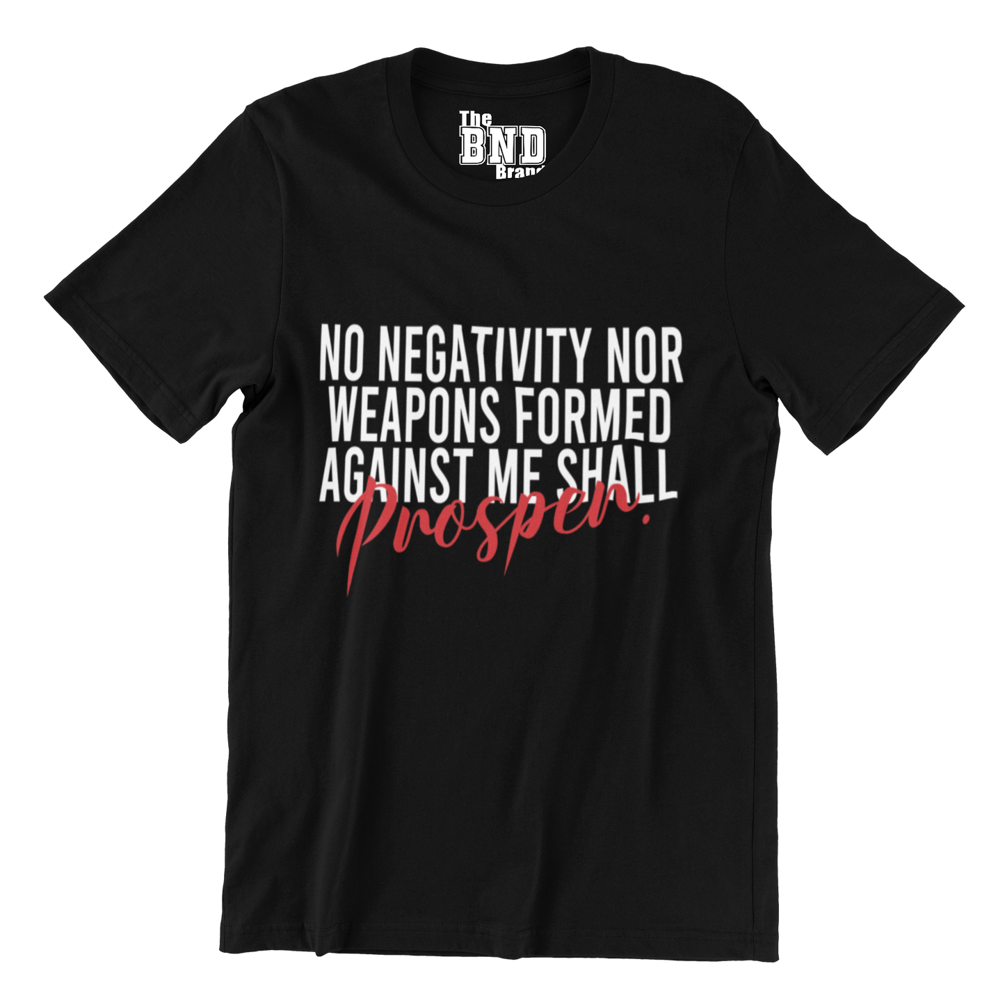 NO NEGATIVITY NOR WEAPONS FORMED AGANIST ME SHALL PROSPER.