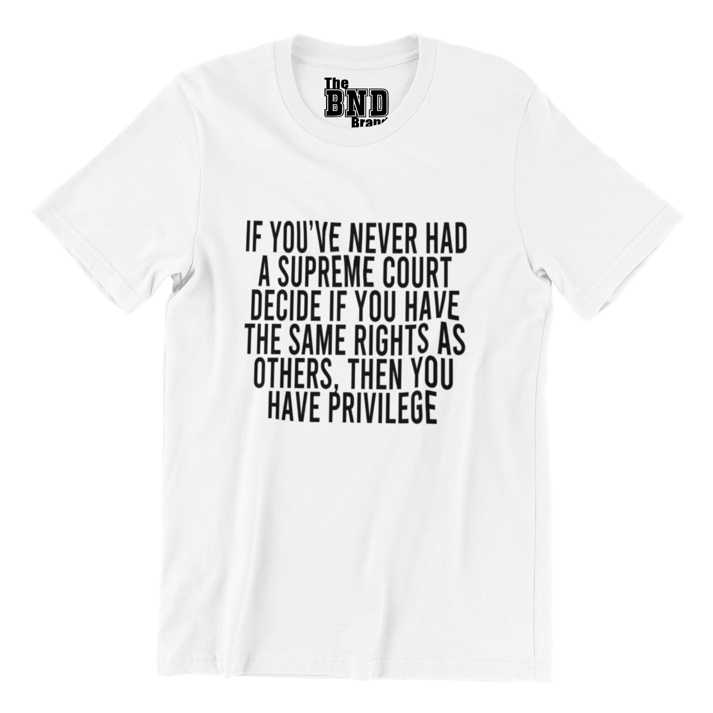 IF YOU'VE NEVER HAD A SUPREME COURT DECIDE IF YOU HAVE THE SAME RIGHTS AS OTHERS THEN YOU HAVE PRIVILEGE