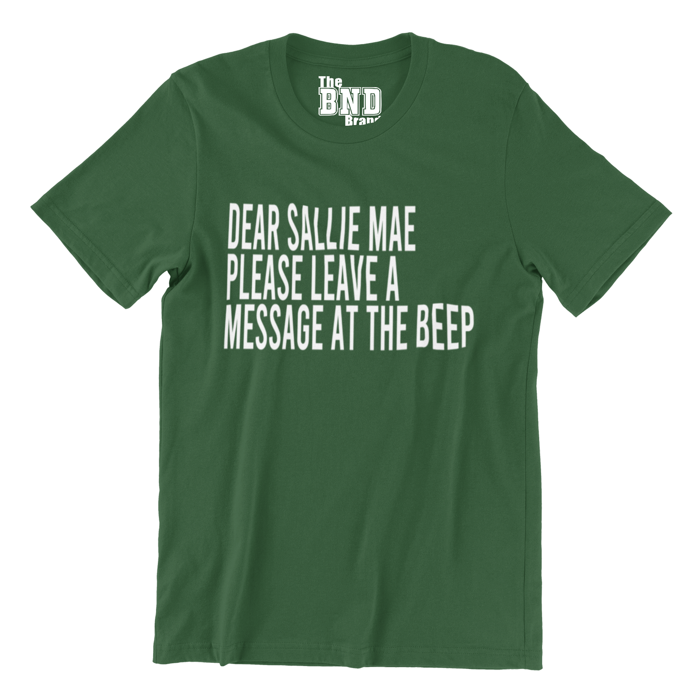 DEAR SALLIE MAE, PLEASE LEAVE A MESSAGE AT THE BEEP.